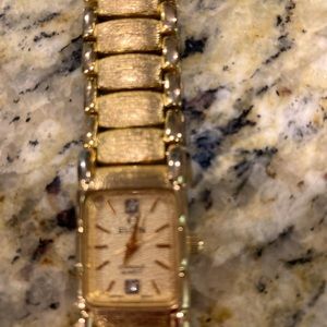 Watch - Women’s Elgin watch, gold link bracelet band